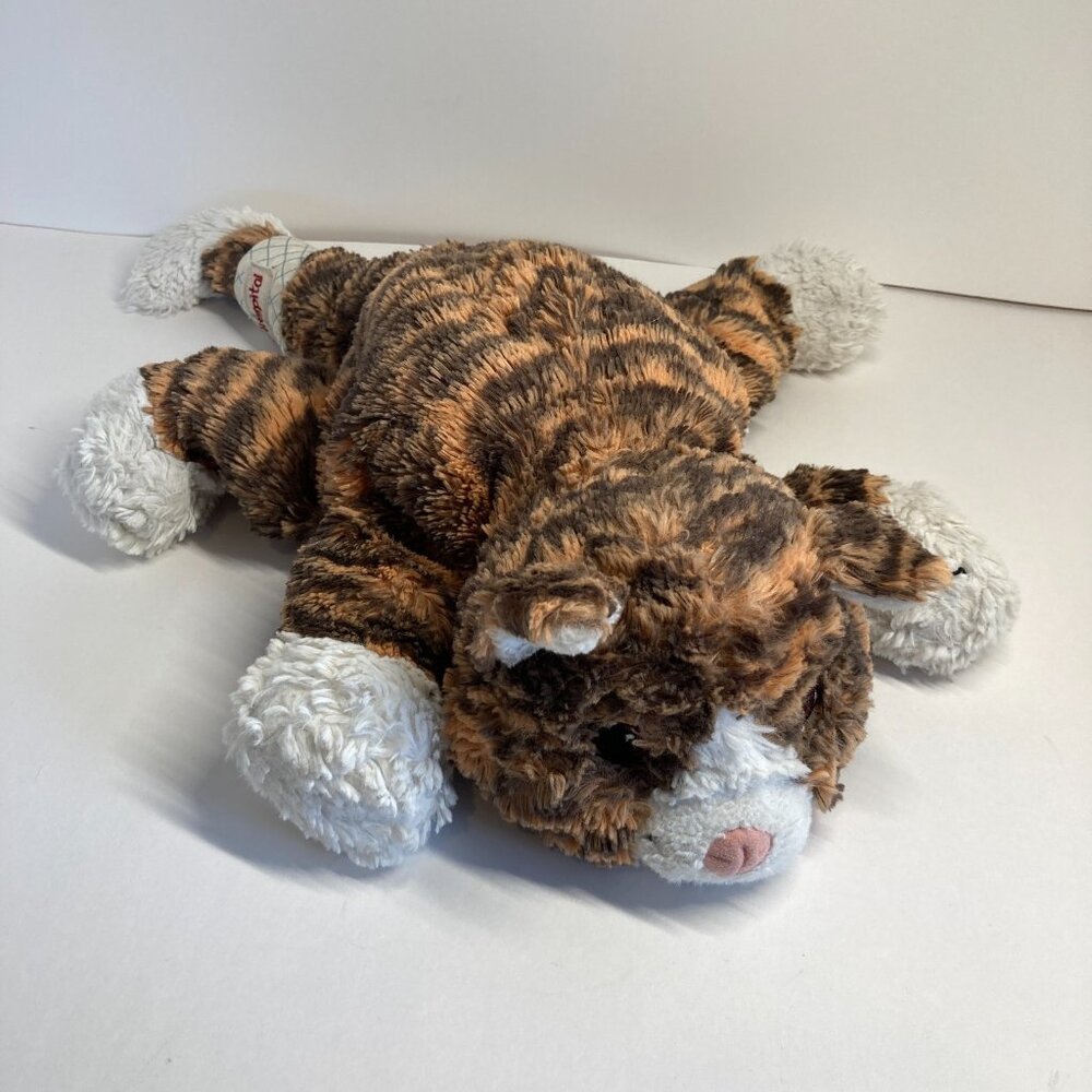 Vintage Li'l Pet Hospital Cat Plush Tail Bandage Stuffed Animal 15" Jay At Play